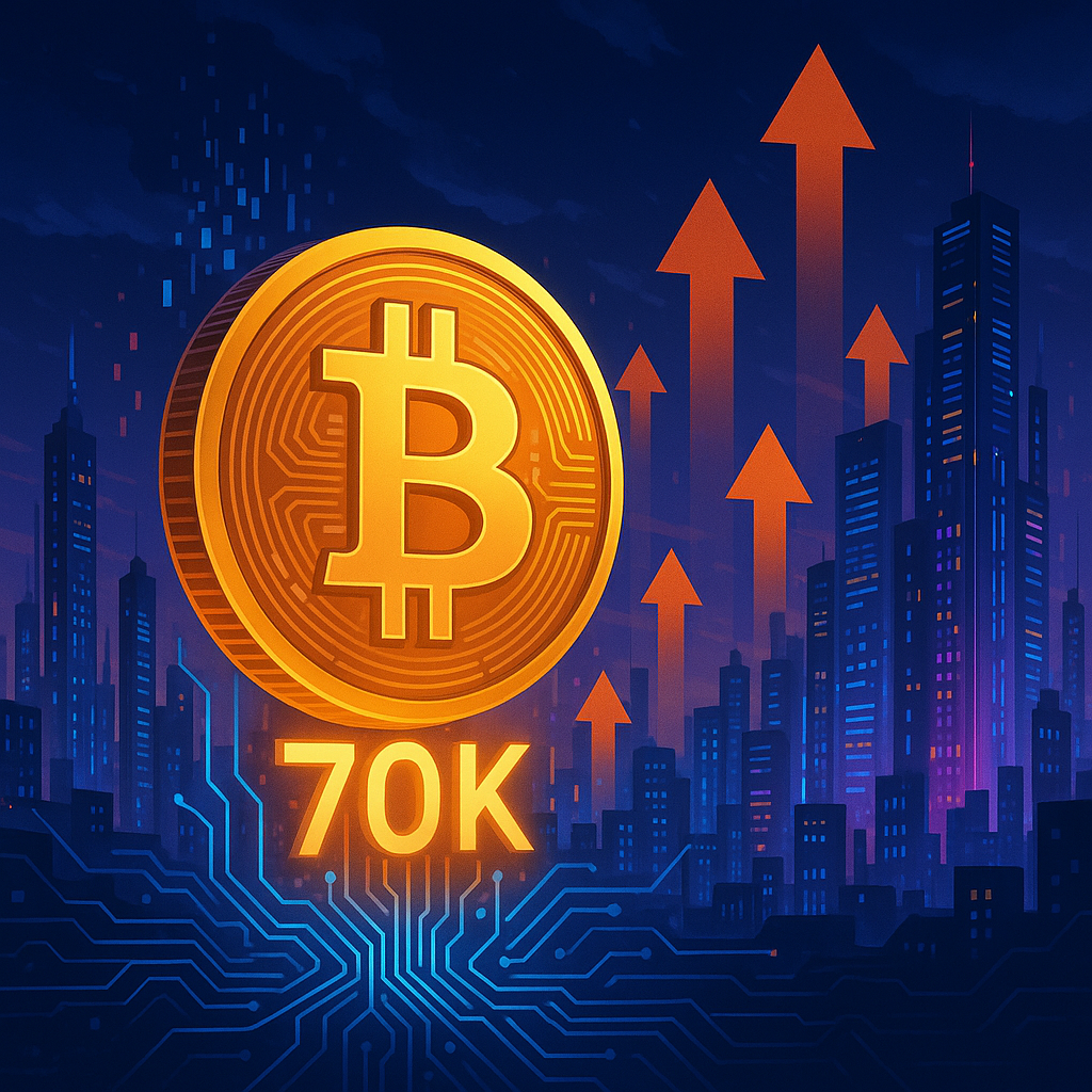 Bitcoin Surpasses $70K Amid Rising Outflows and Eased Tensions