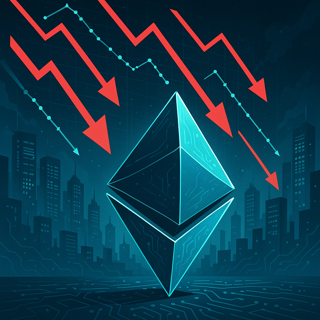 Ethereum Faces Challenges as Funding Rates Turn Negative