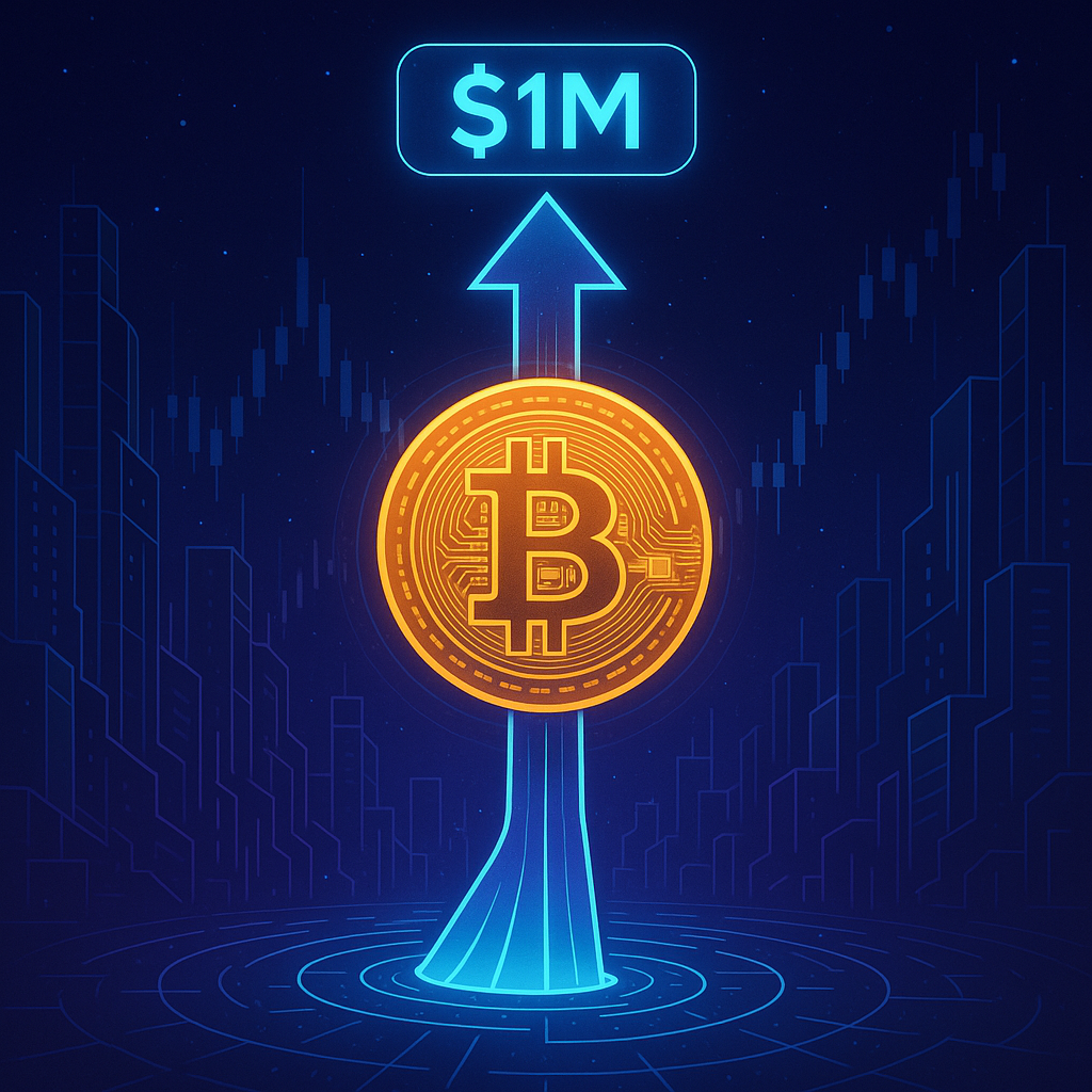 Bitcoin’s Path to $1M: Just 17% of Value Market Needed