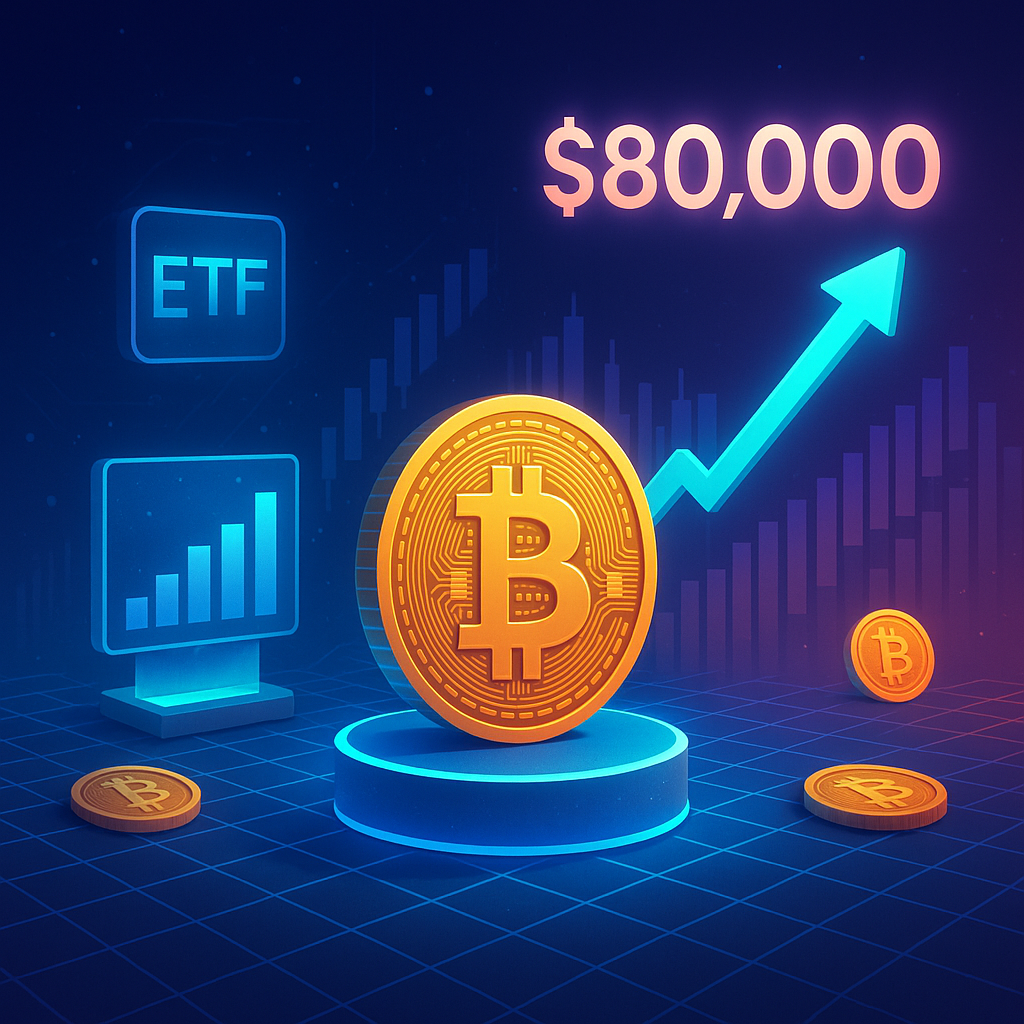 Could Bitcoin Reach $80,000 with ETF Inflows Rising?