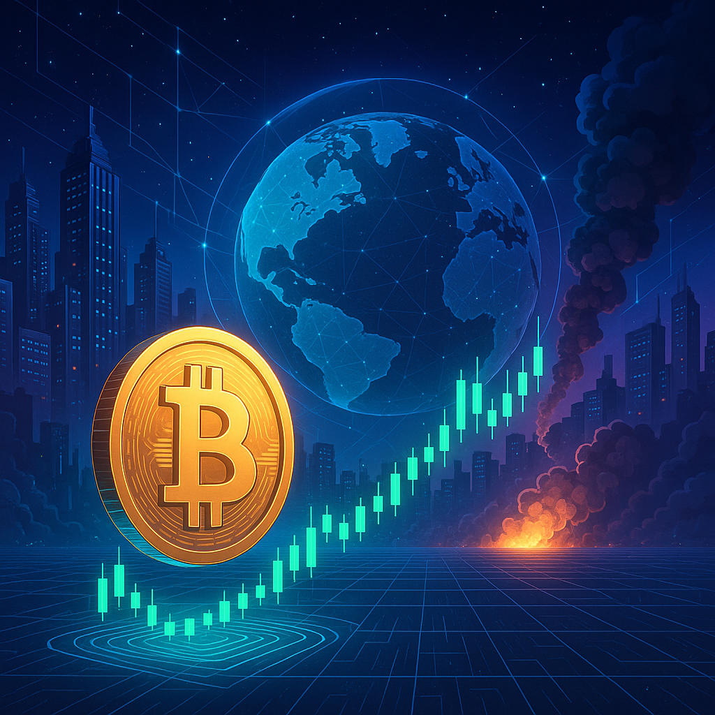 Bitcoin Surges Past $72K Amid Global Tensions