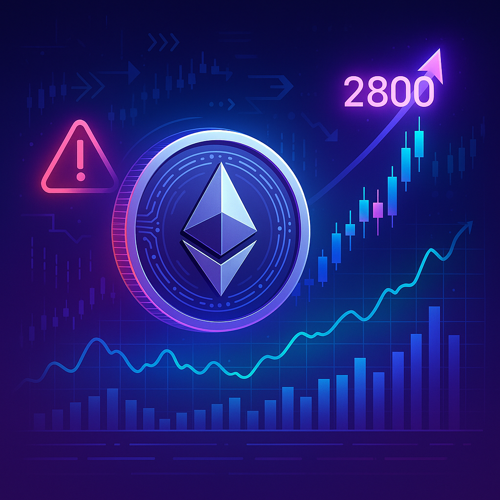 Market Signals Hint at $2,800 Ether Target with Caution
