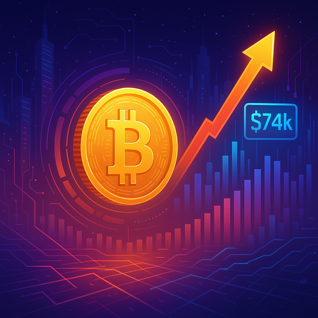 Bitcoin Approaches $74K Amid Ongoing Market Uncertainty