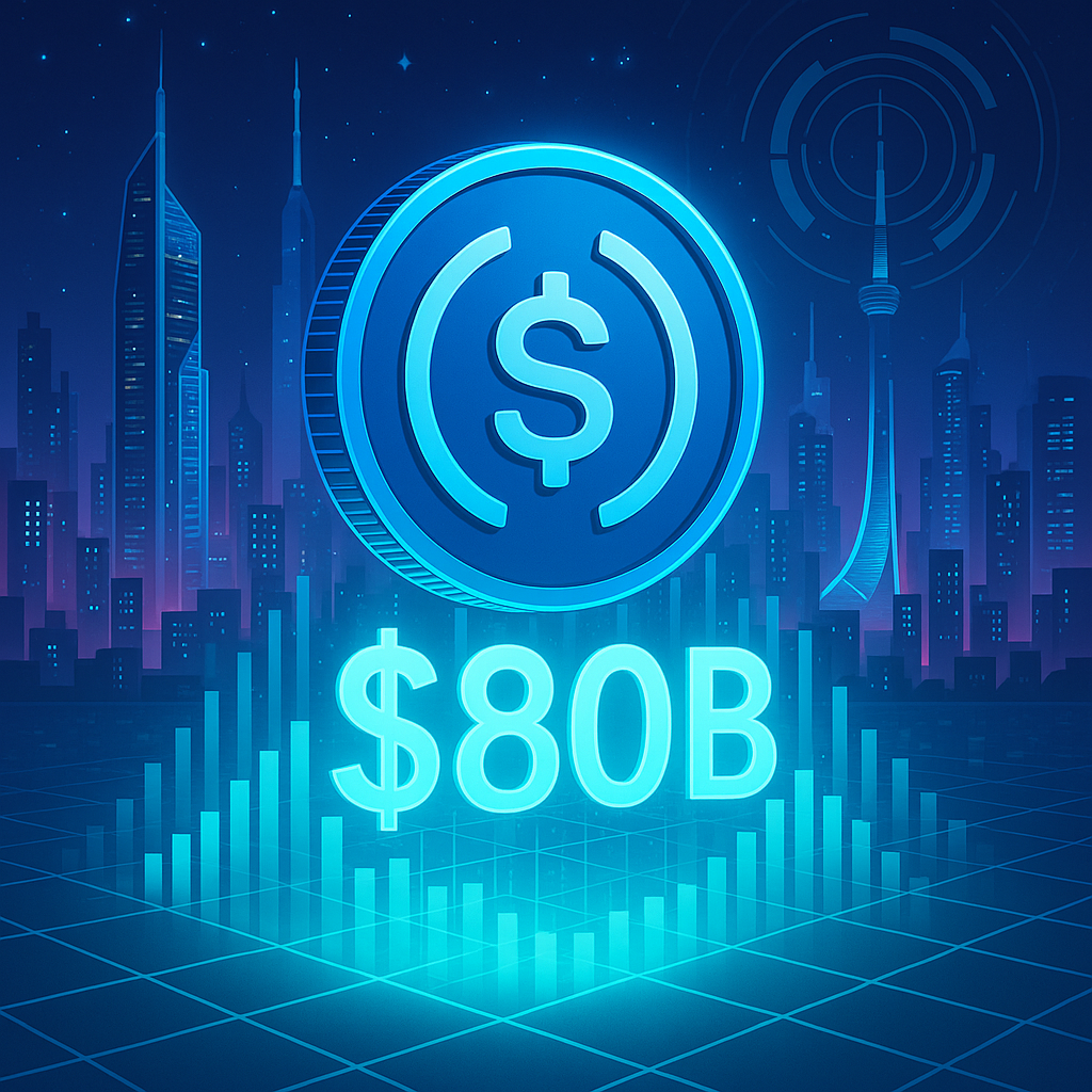 USDC Market Cap Approaches $80B Amid UAE Economic Shifts