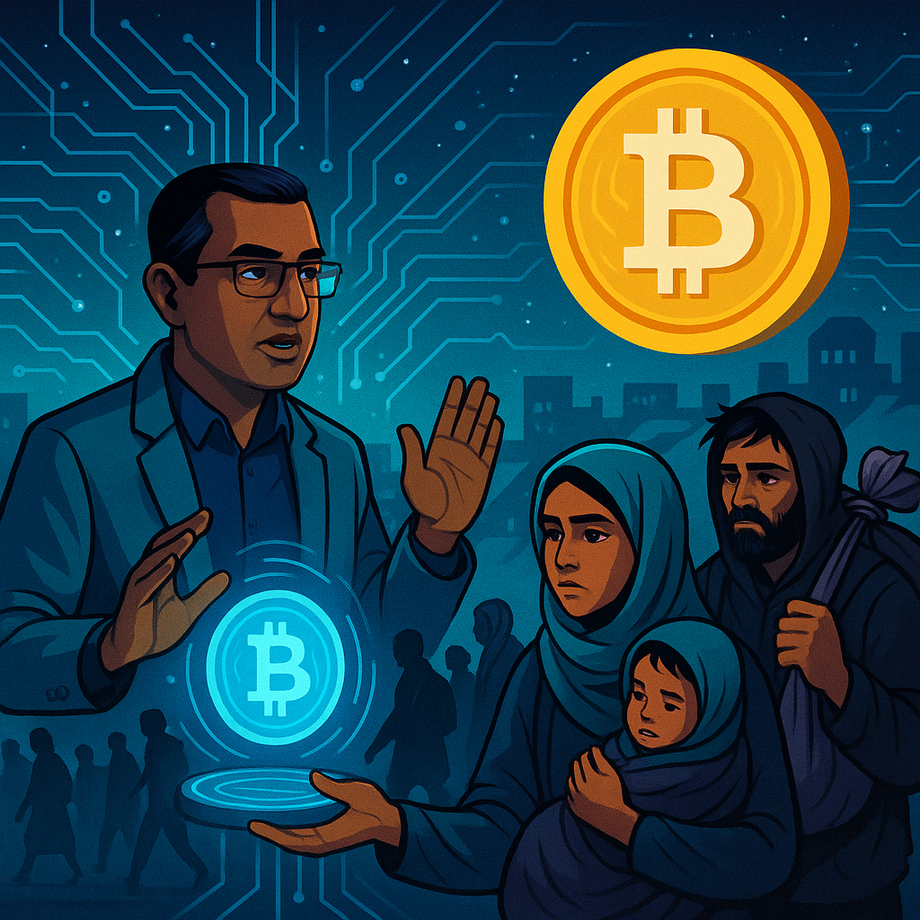 Balaji Urges Crypto Innovation for Refugees Amid Global Crises