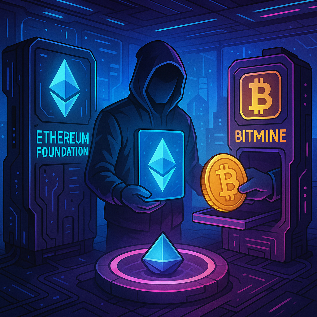 Ethereum Foundation Sells 5,000 ETH to Bitmine in OTC Deal