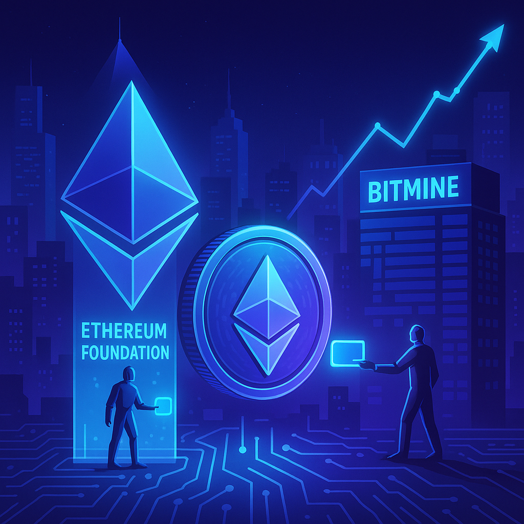 Ethereum Foundation Sells 5,000 ETH to BitMine Amid Price Surge