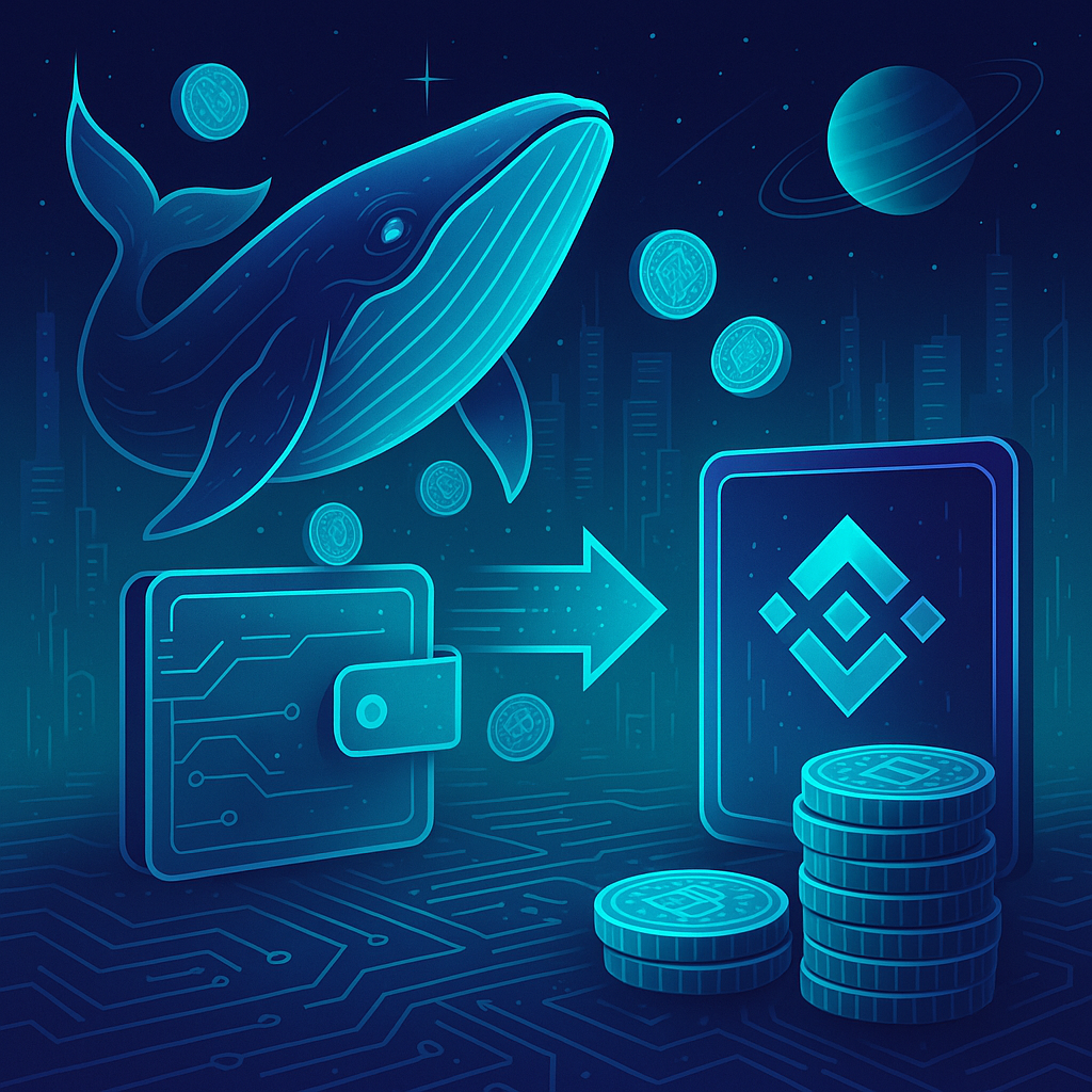 Whale Withdraws $11M in Cryptocurrency from Binance