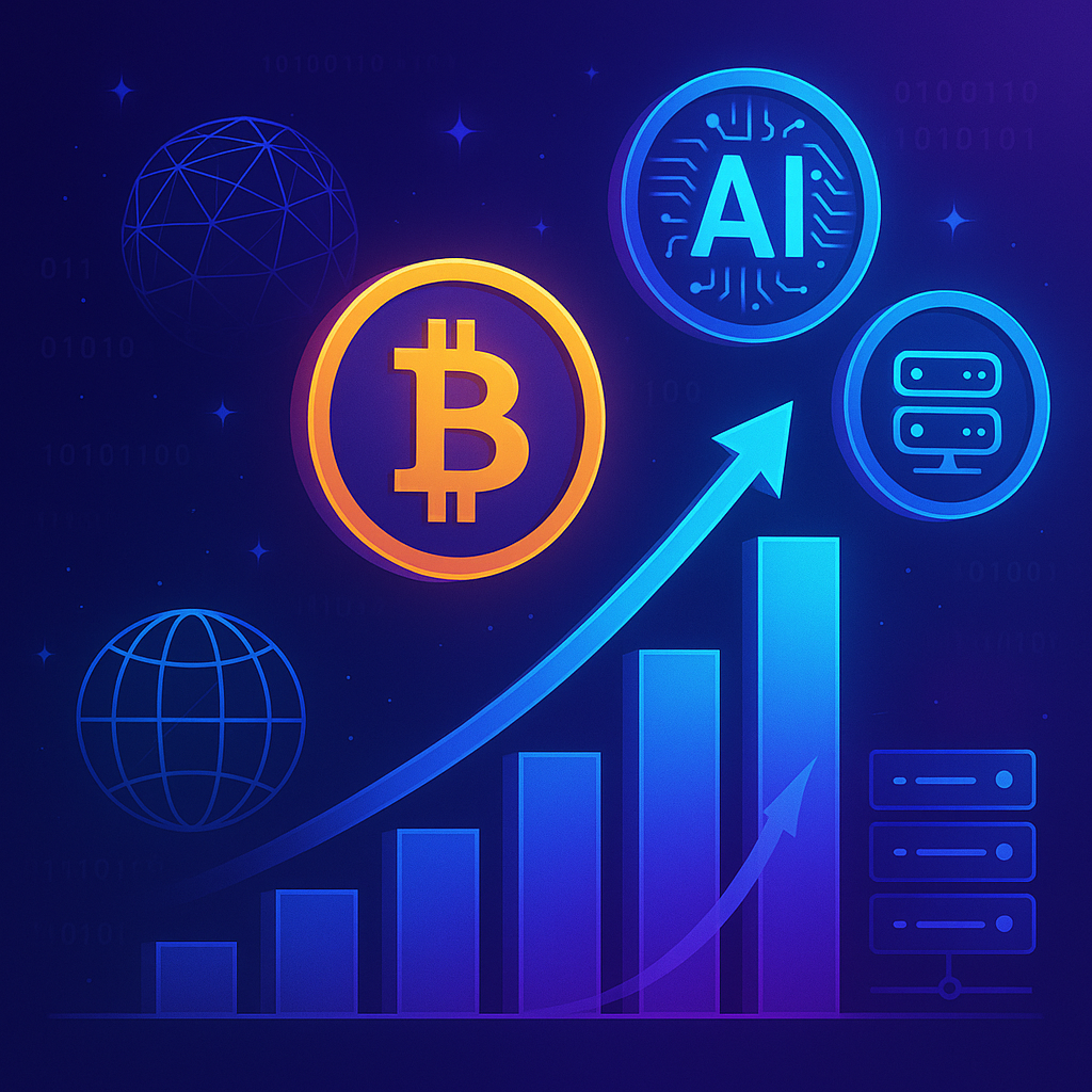 Crypto Markets Surge as AI and Infrastructure Tokens Gain Momentum