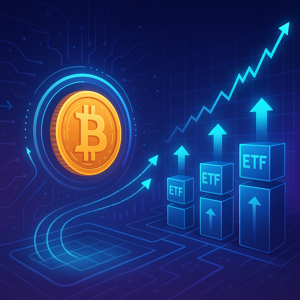 Bitcoin ETFs Witness Significant Inflows Amid Price Surge