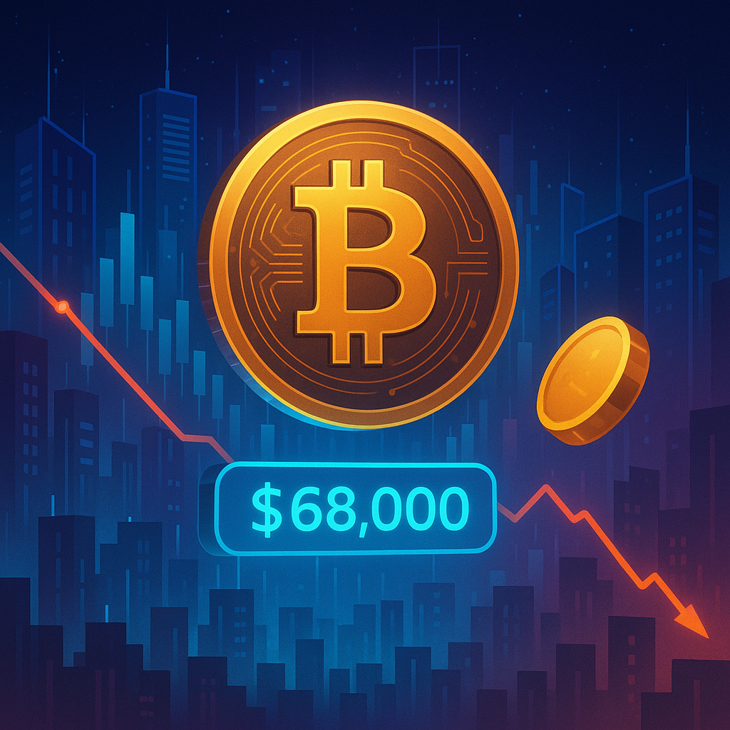 Bitcoin Stabilizes at $68K Support Amid Gold’s Decline