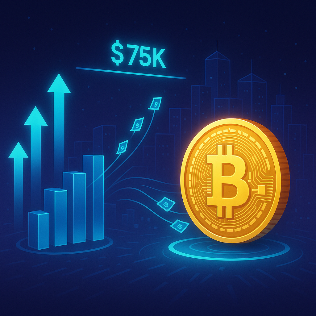 Bitcoin Exchange Inflows Surge Amid Price Resistance at $75K