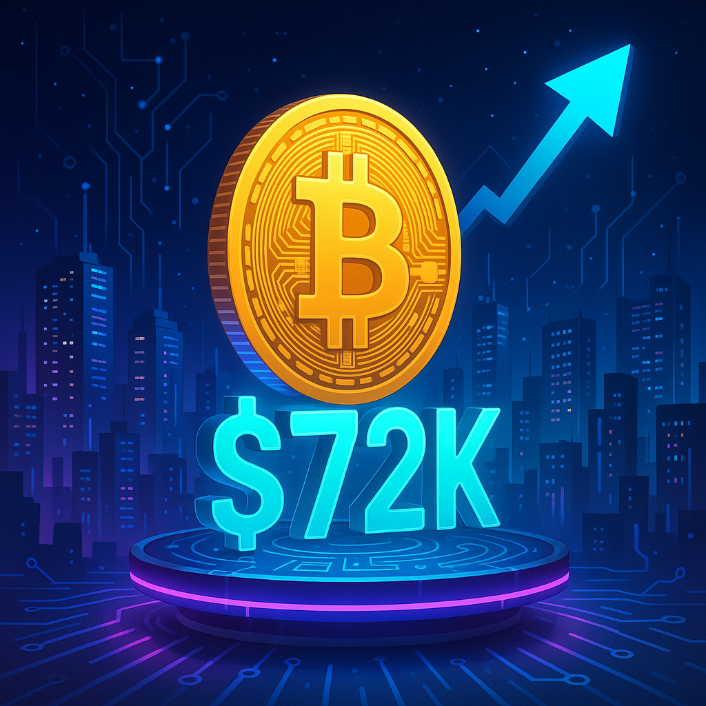 Bitcoin Surges to $72K After Fed Maintains Interest Rates