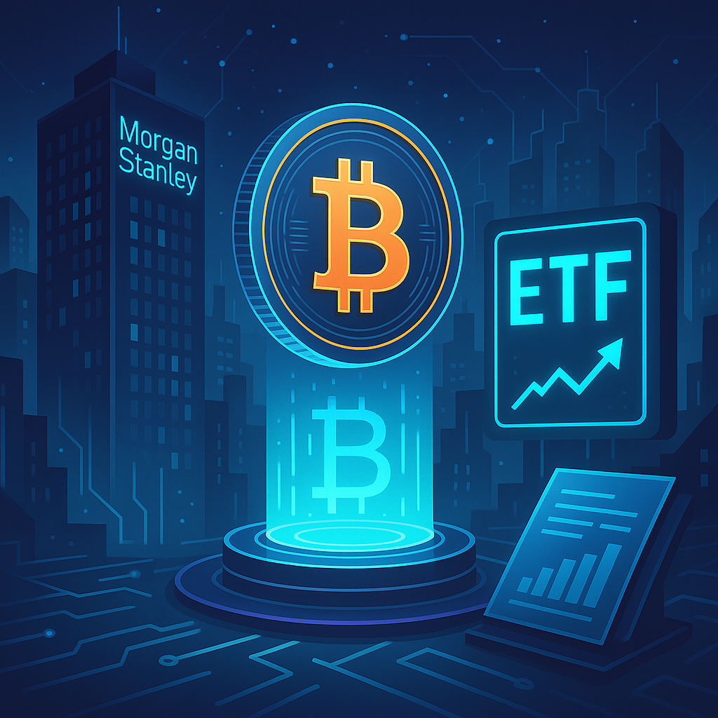 Morgan Stanley Moves Forward with MSBT Bitcoin ETF Filing