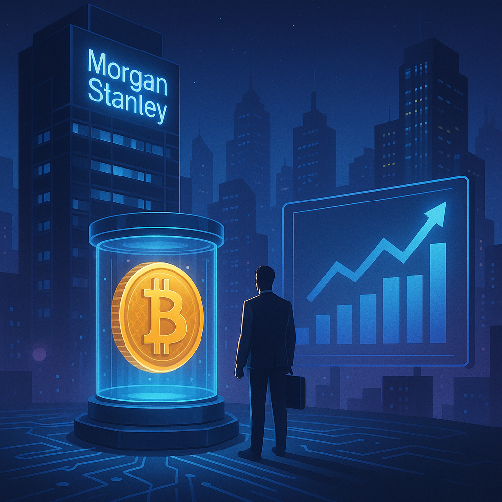 Morgan Stanley Invests $1 Million in New Bitcoin Trust ETF