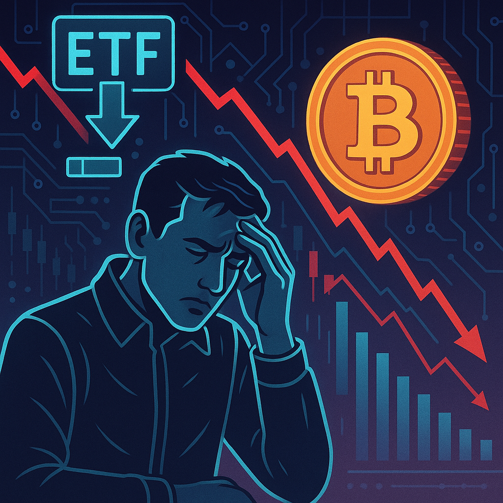 Market Anxiety Grows Amid Low Bitcoin ETF Outflows