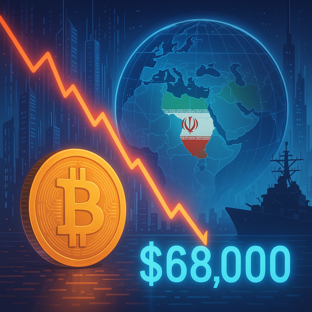 Bitcoin Plummets to $68,000 Amid U.S. Tensions with Iran
