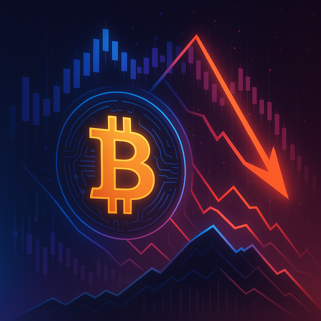 Bitcoin Faces Potential 50% Decline Amid Stock Market Links