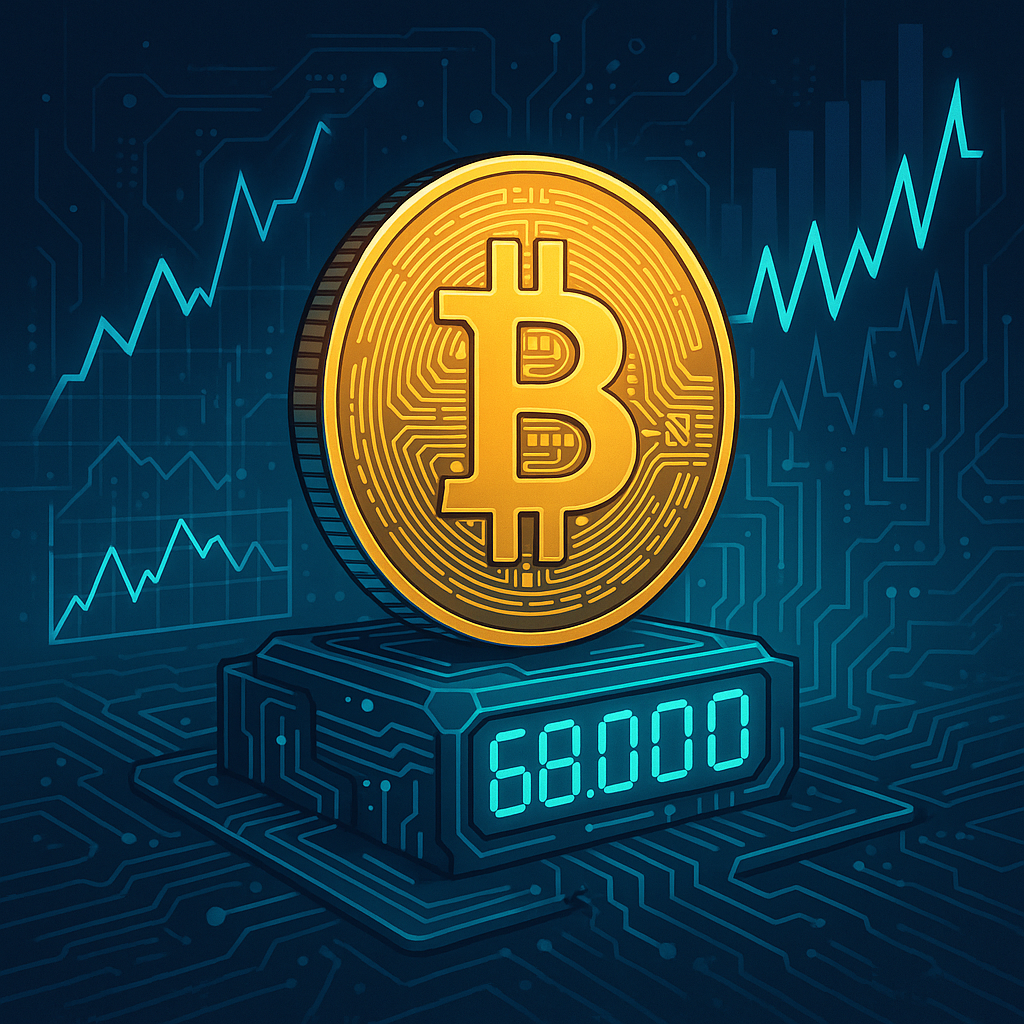 Bitcoin Stabilizes Around $68K Amidst Rising Technical Stress