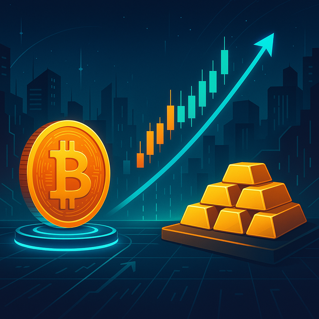Bitcoin and Gold: Divergence Signals Buyer Behavior Shift