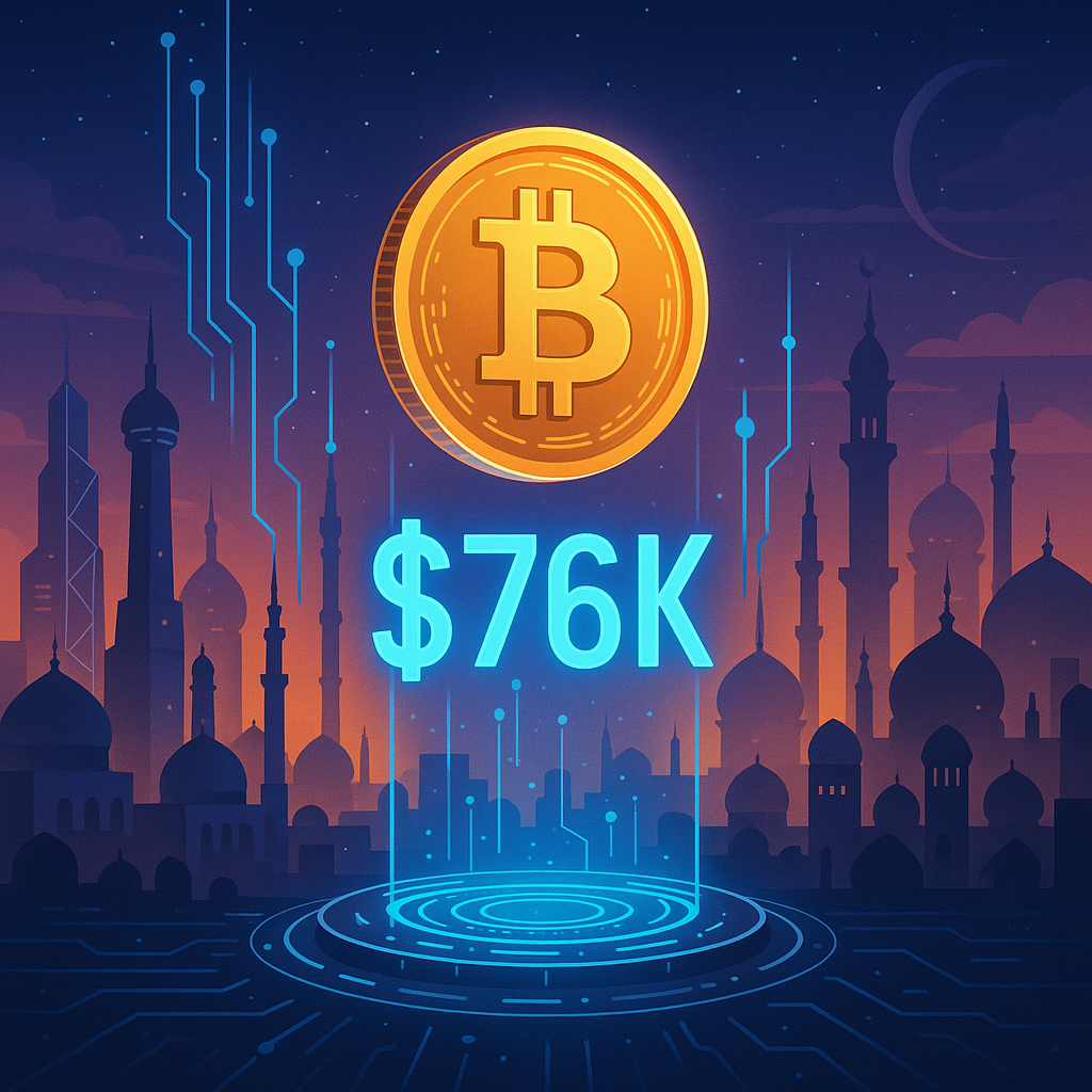 Bitcoin Could Reach $76K as Middle East Tensions Ease