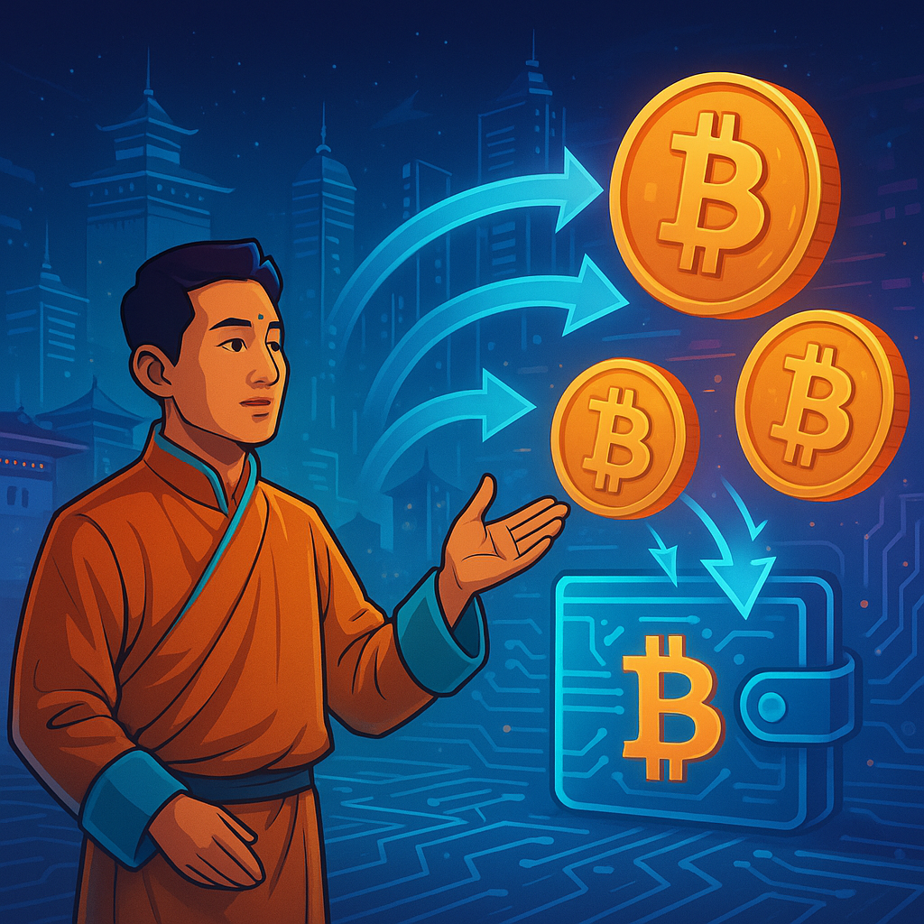 Bhutan moves more Bitcoin as state wallet outflows rise in March