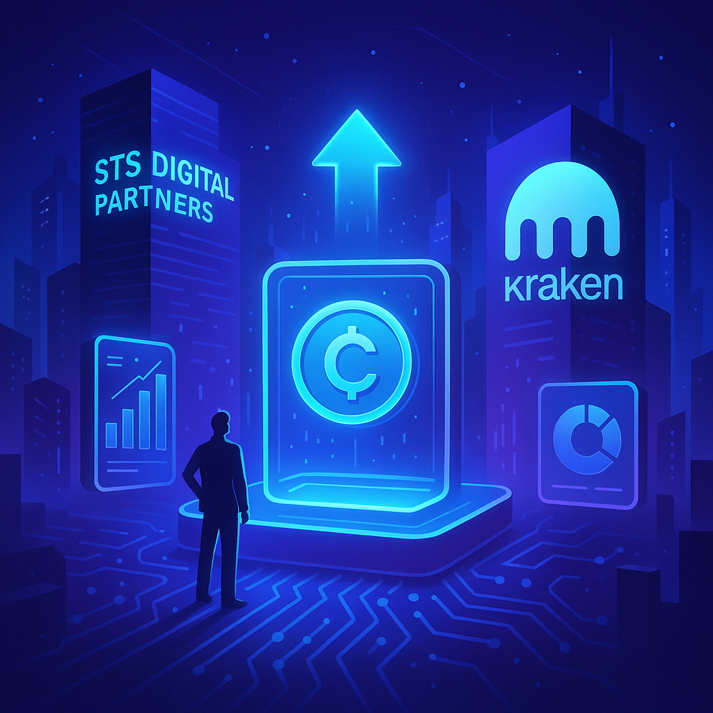 New Crypto Platform by STS Digital Partners with Kraken