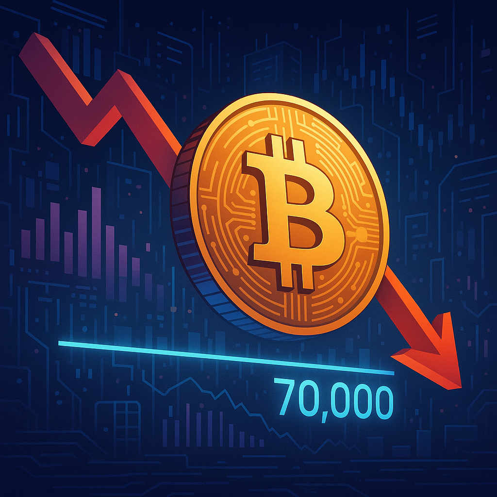 Bitcoin Dips Under $70,000 Amid Weakening Activity Trends