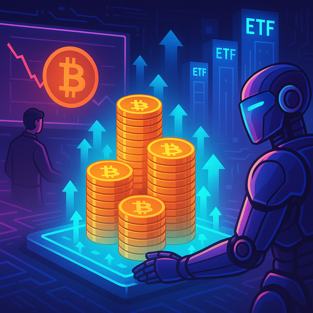 ETFs Accumulate 63,000 BTC as Retail Selling Persists