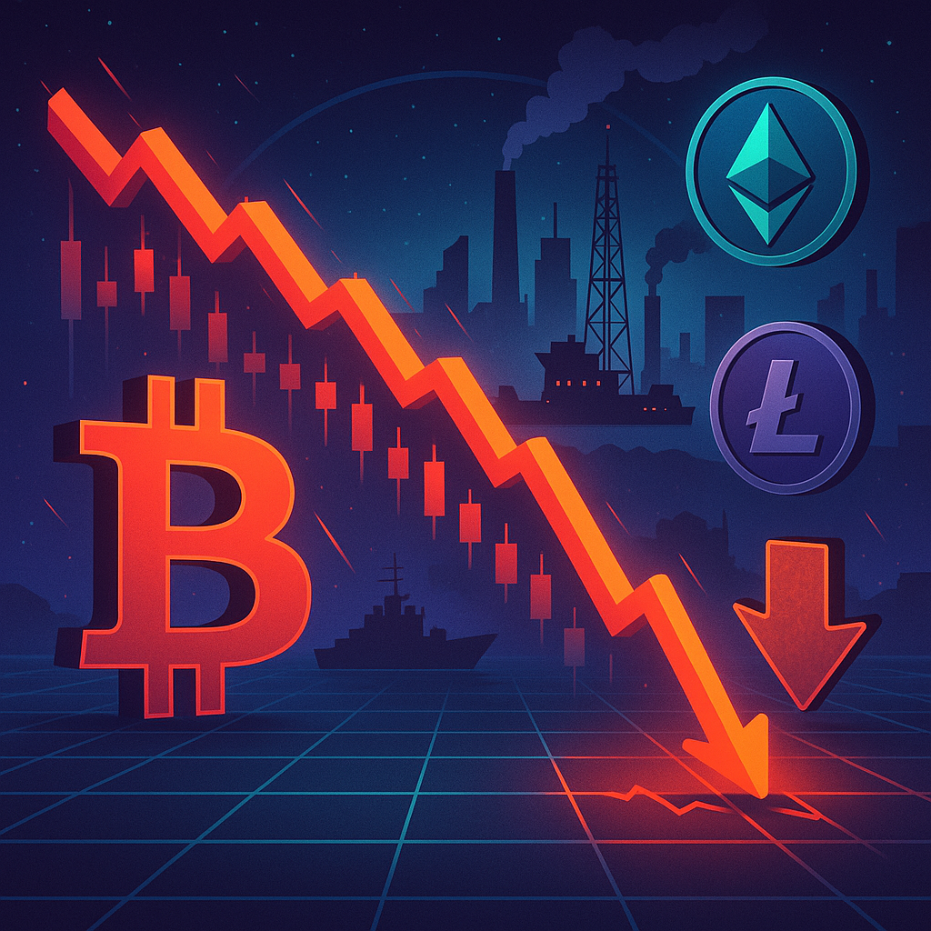 Market Turmoil: Crypto Prices Fall Amid Hormuz Tensions
