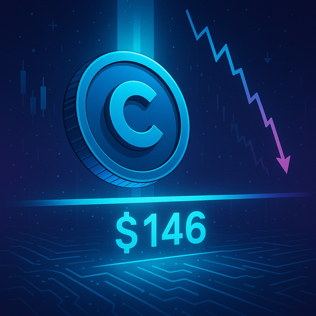 Coinbase Approaches Key $146 Support Amid Market Uncertainty