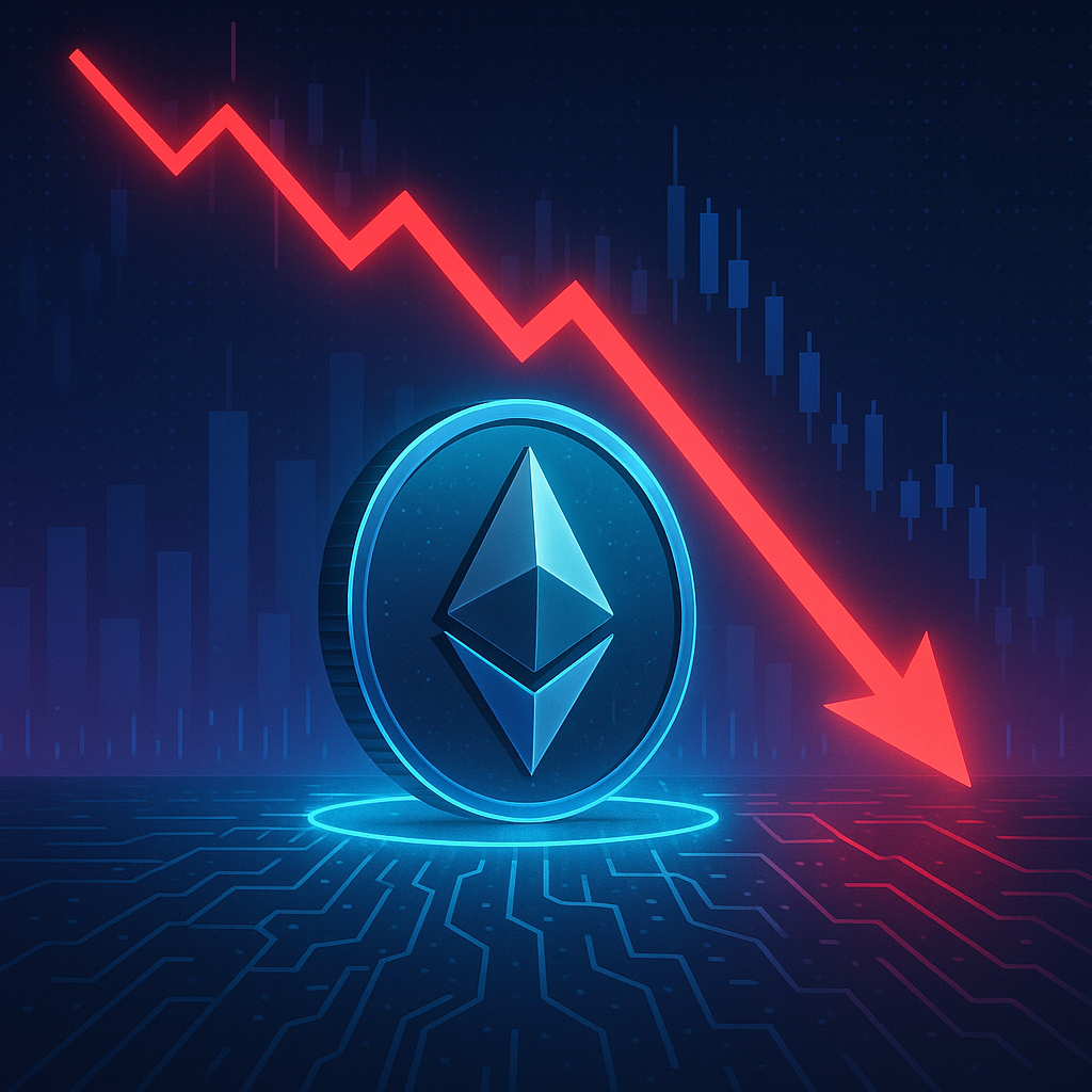 ETH Price Drop Signals Potential for Further Decline