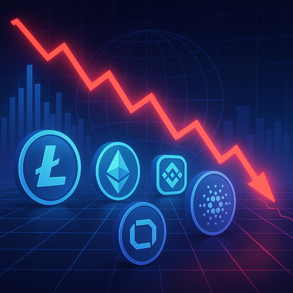 Altcoins Decline Sharply as Market Capitalization Dips Below $1 Trillion