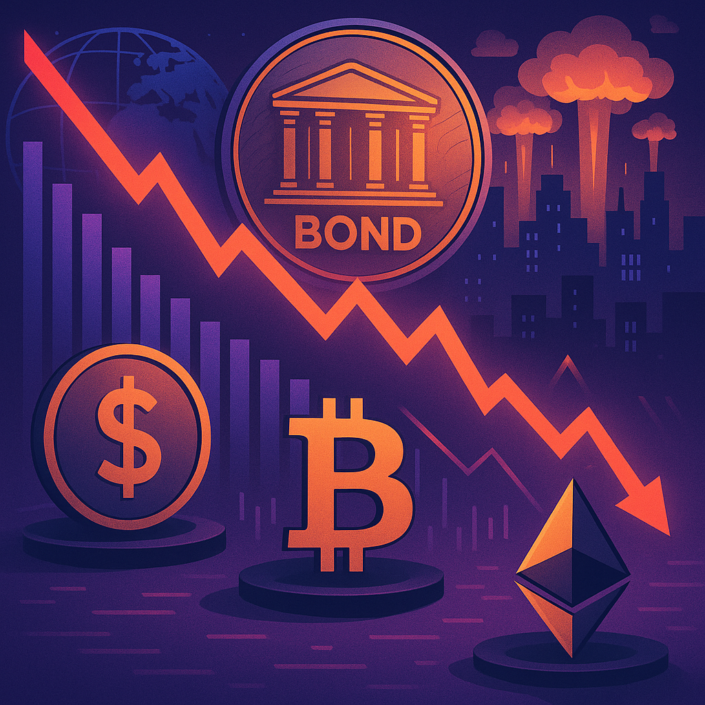 Bond Yields Drive Crypto Market Decline Amid Tensions