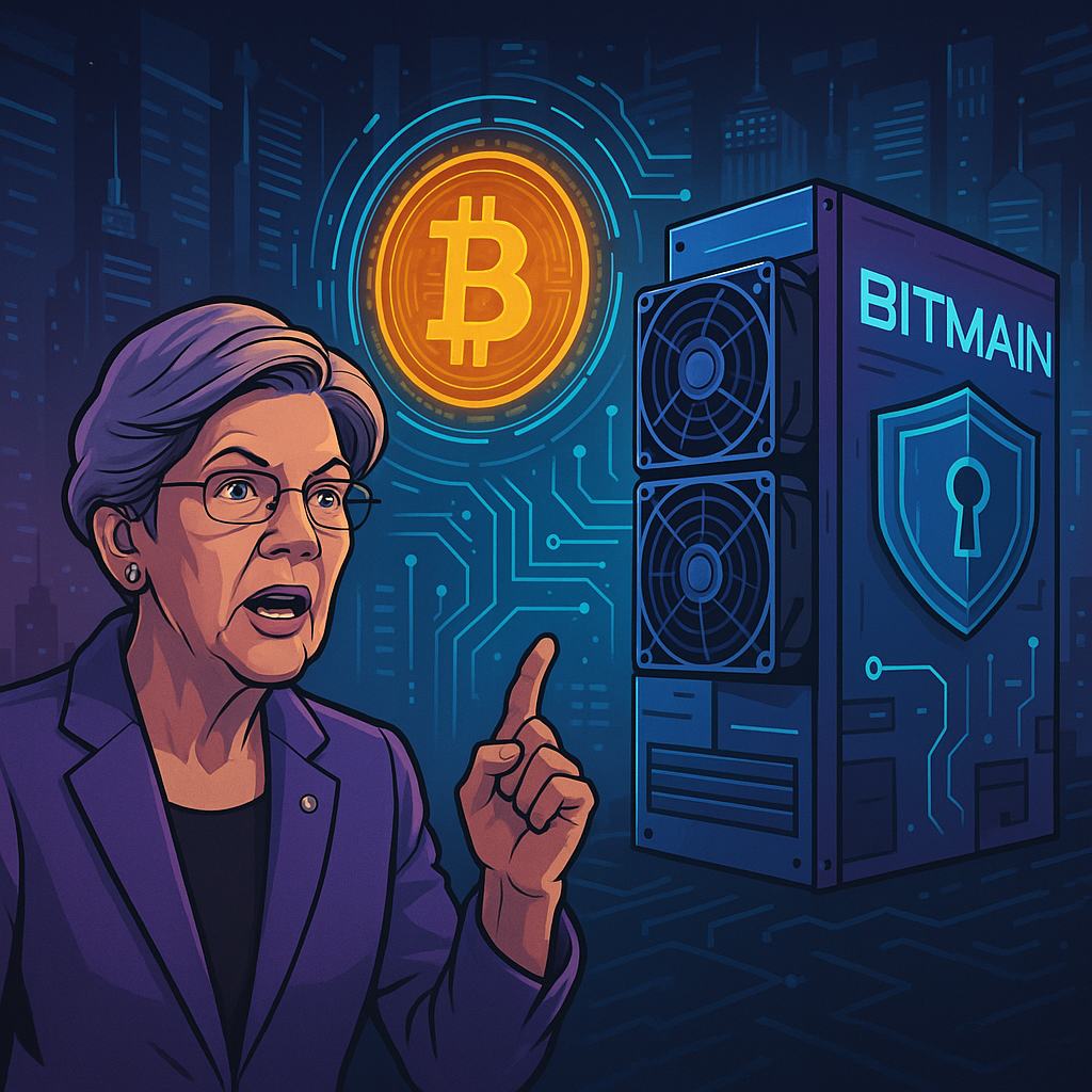Warren Challenges Commerce on Bitmain’s U.S. Security Risks