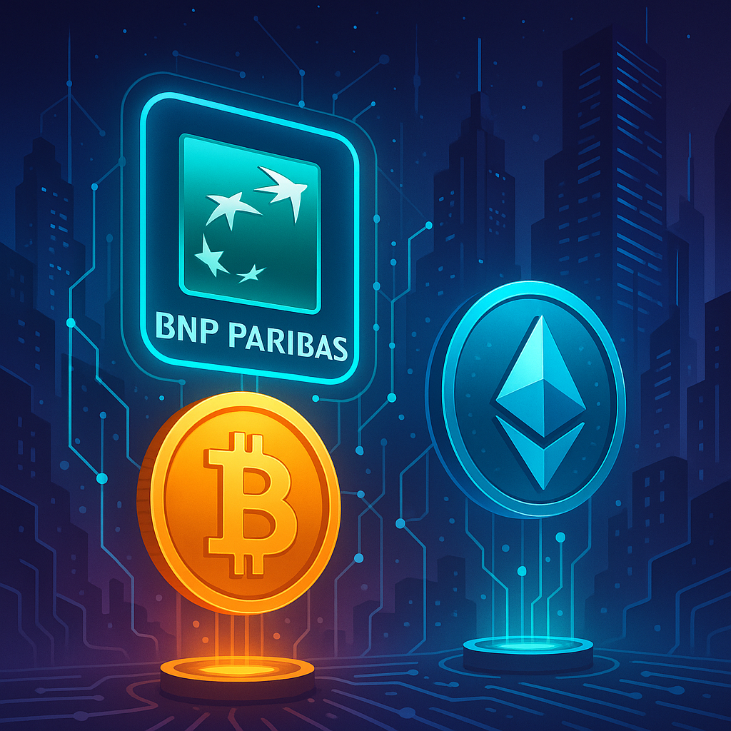 BNP Paribas Introduces Bitcoin and Ether ETNs for Investors
