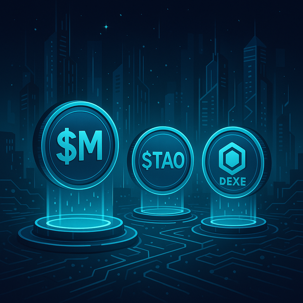 Top Crypto Winners: $M, $TAO, and $DEXE Shine This Week