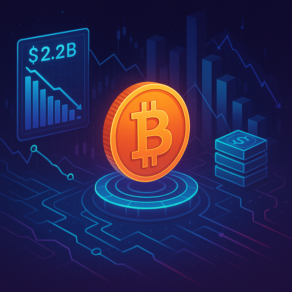 Bitcoin Faces $2.2 Billion Liquidity Challenge Amid Market Pressures