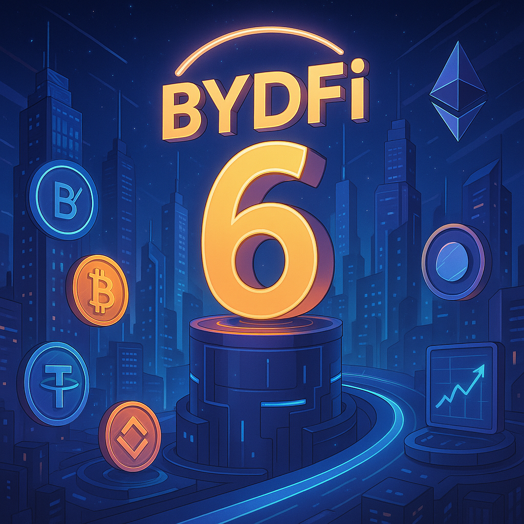 BYDFi Celebrates 6 Years with Exciting Month-Long Events