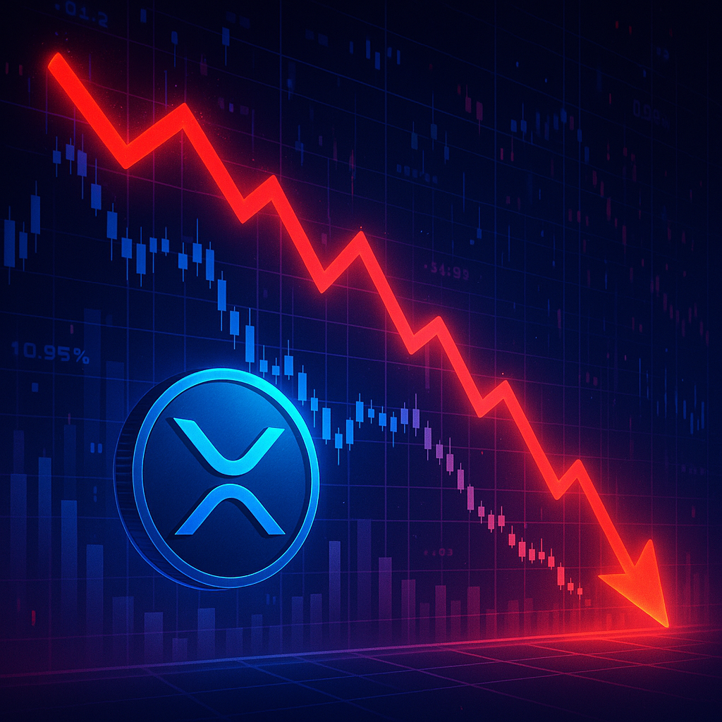XRP Faces Potential Plunge as Market Signals Warning Signs