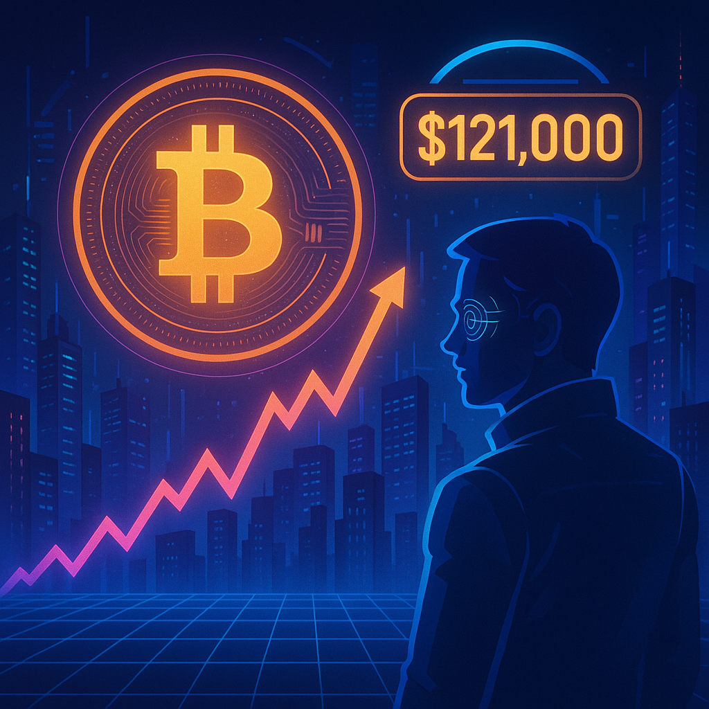 Bitcoin Price May Reach $121,000 by May, Analyst Says