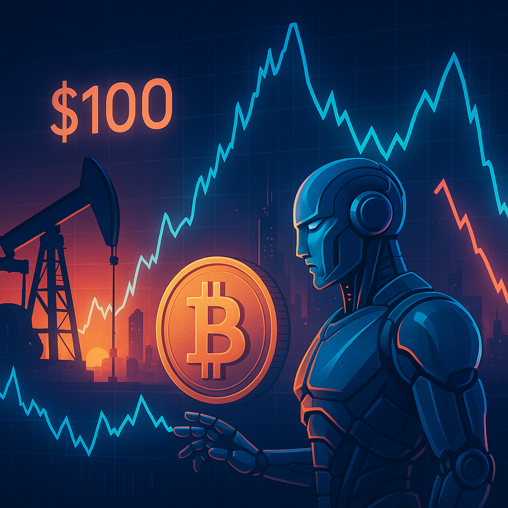 Oil Surges Past $100 as Bitcoin Dips Amid Trump’s Iran Update