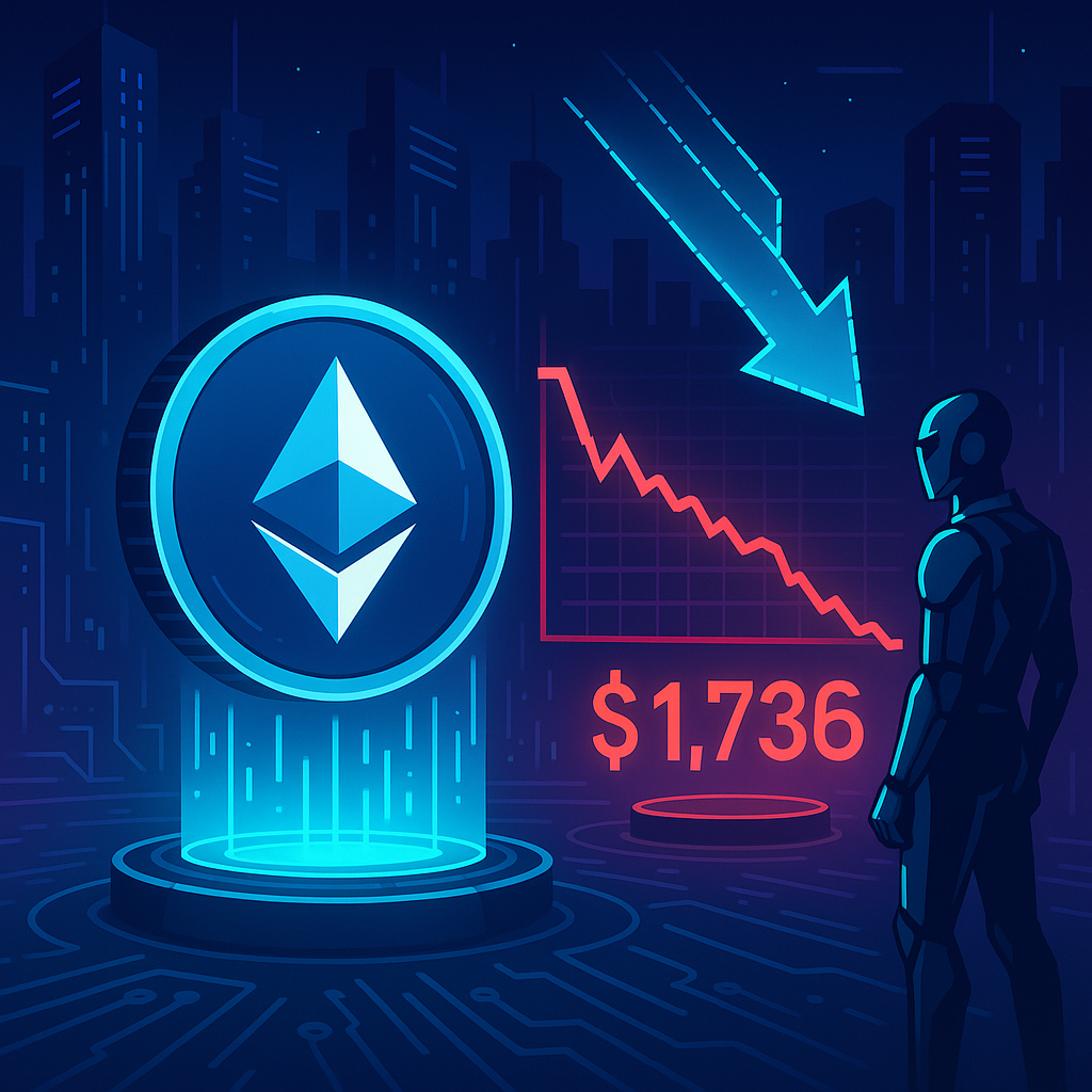 Ether Faces Potential Drop to $1,736 if $2.4K Resistance Holds