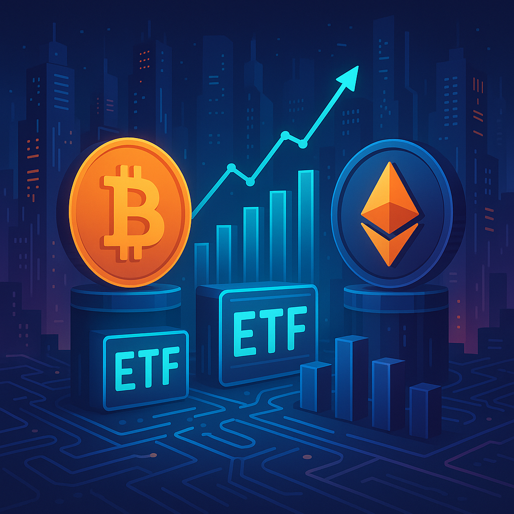 Bitcoin ETFs Gain $9M as Ether Struggles with $71M Outflow