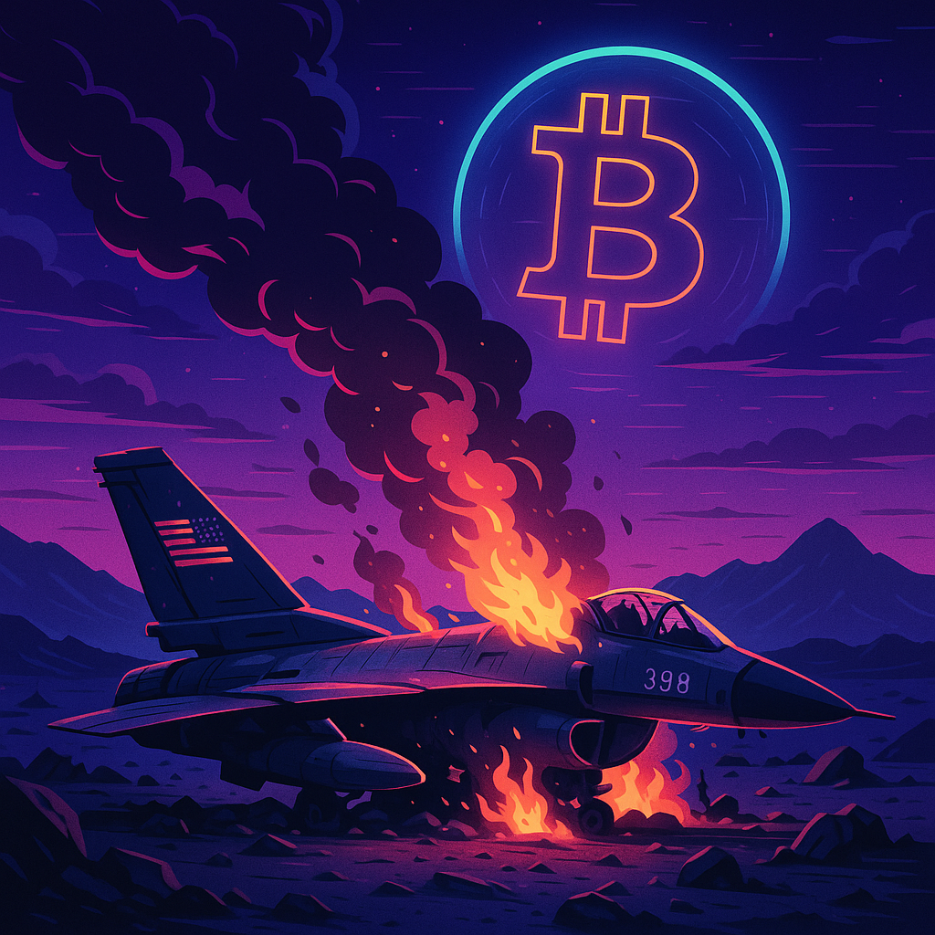 U.S. Fighter Jet Downed in Iran; Bitcoin Faces New Challenges