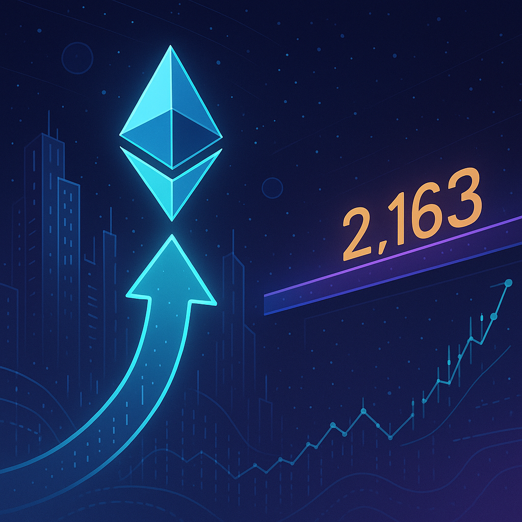Ethereum Challenges $2,163 Resistance as Market Dynamics Shift