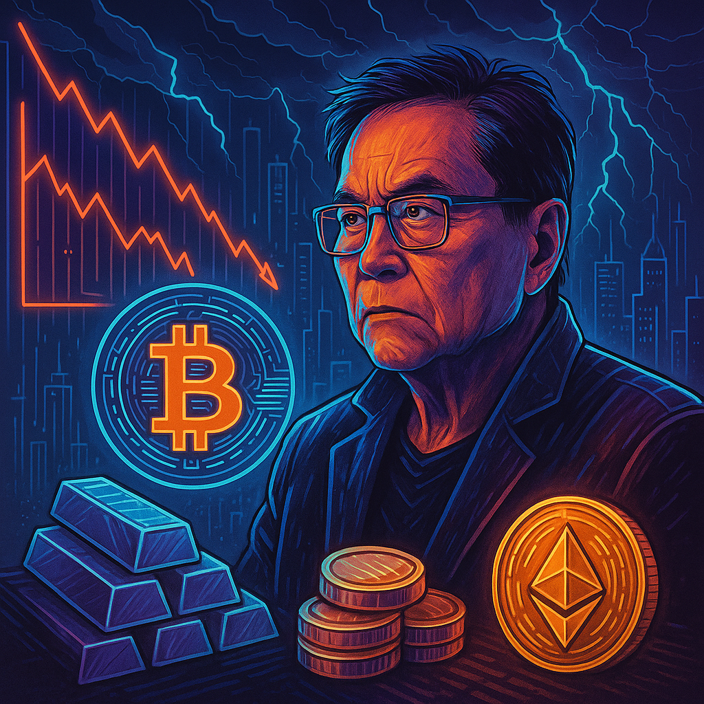 Kiyosaki Sees Economic Crisis Ahead, Advocates for Bitcoin and Metals
