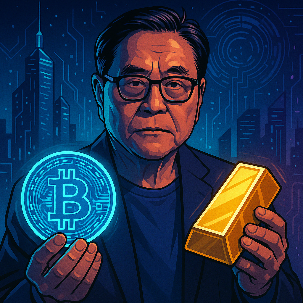 Kiyosaki Advocates Bitcoin and Gold Amid Economic Shift