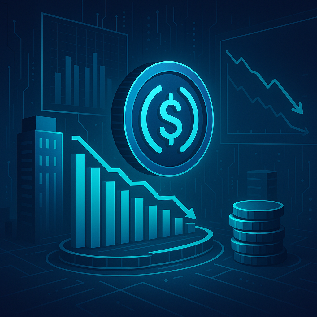 USDC Sees $1.7B Supply Decrease Amidst Tightening Liquidity
