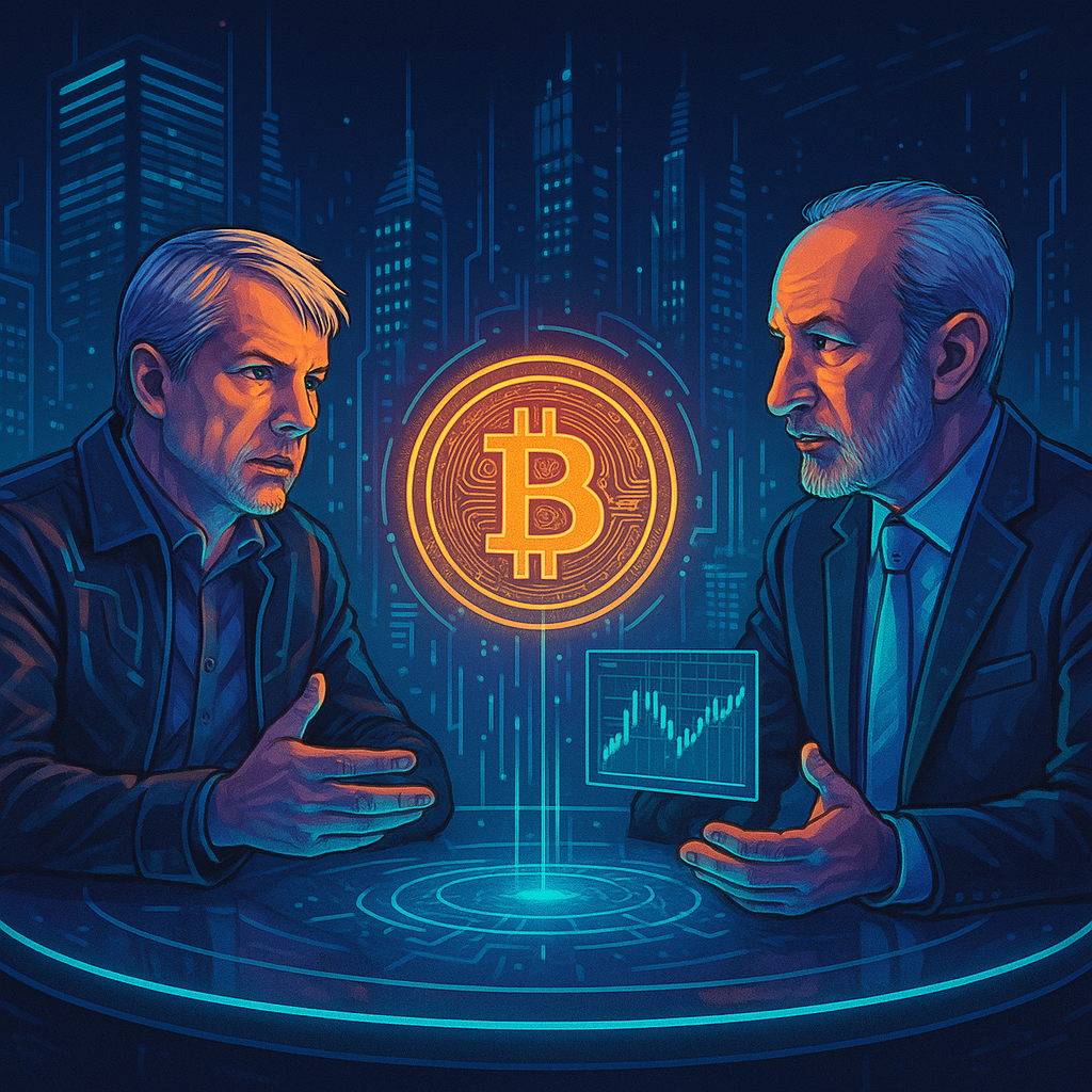Saylor and Schiff Debate Bitcoin’s Future Amid MSTR Concerns